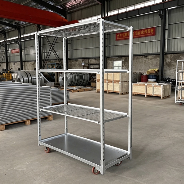 Partition welding mesh seedling cart